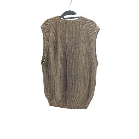 Generra Collection Ramie Cotton Vest Medium Textured Lightweight Layering Piece - Picture 4 of 4